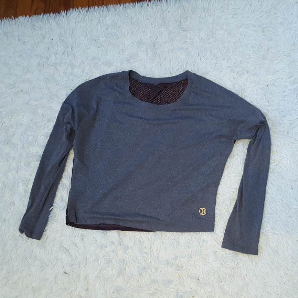 Long Sleeve Tee with Mesh Back
